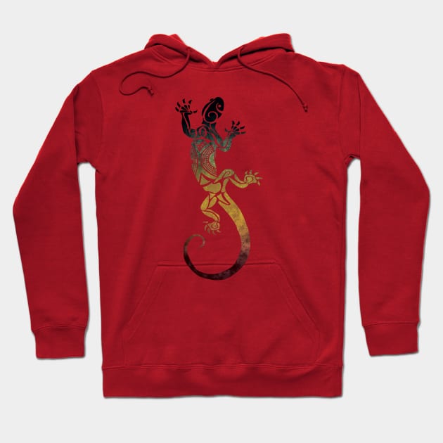 Fire Lizard Hoodie by Georgeswift